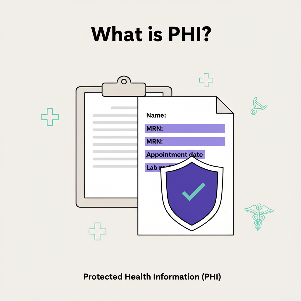 What is PHI? HIPAA Definition, Examples, and How to Protect It | Secured AI